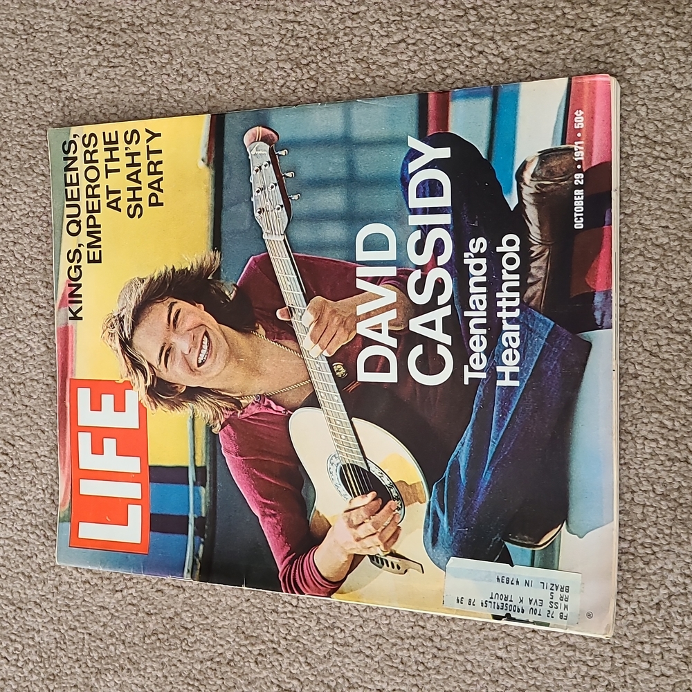 Vintage LIFE magazine in great condition. David Cassidy